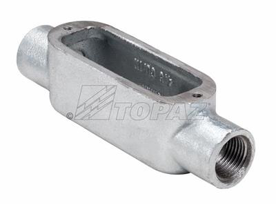 2" Rigid Threaded C Type Conduit Bodies - Hot Dip Galvanized