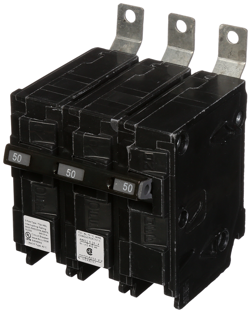 BREAKER 50A 3P 240V 65K HBL