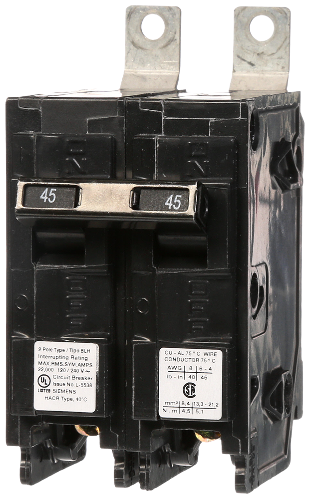 BREAKER 45A 2P 120/240V 22K BLH
