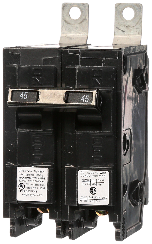 BREAKER 45A 2P 120/240V 22K BLH