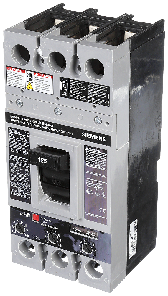 BRKR HFD6 3P 600V 125A FX