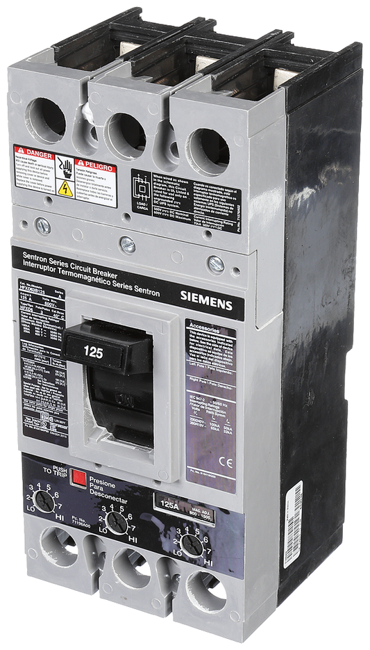 BRKR HFD6 3P 600V 125A FX