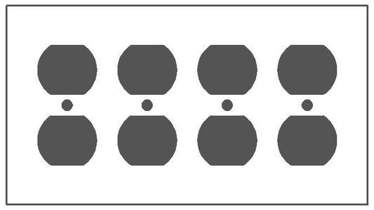 97104, Wallplate