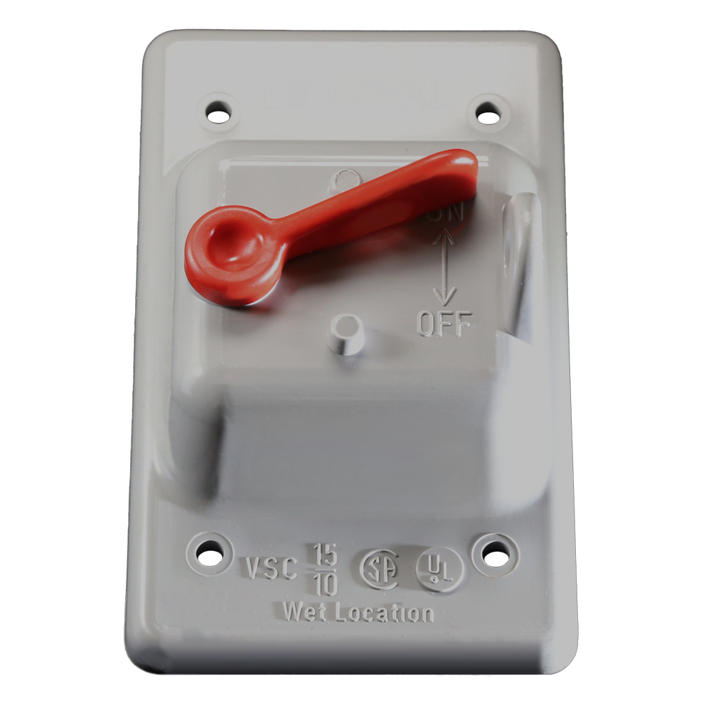 1-Gang Weatherproof Toggle Switch Cover