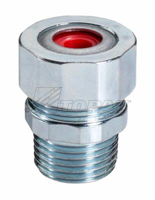 1" Steel Flexible Cord Connectors Cable Range .65"-.75"