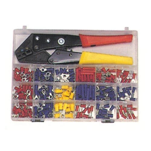 200 Piece Terminal Kit with Controlled Cycle Crimp Tool