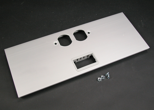 AL5200 Large Multi-Channel Raceway Duplex and 6A Mini Adapter Cover Plate
