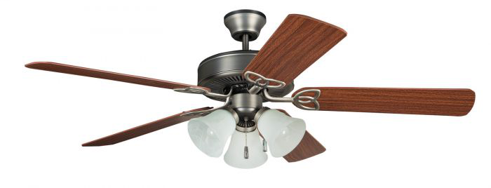 52" Ceiling Fan with Blades and Light Kit - BLD52AN5C3