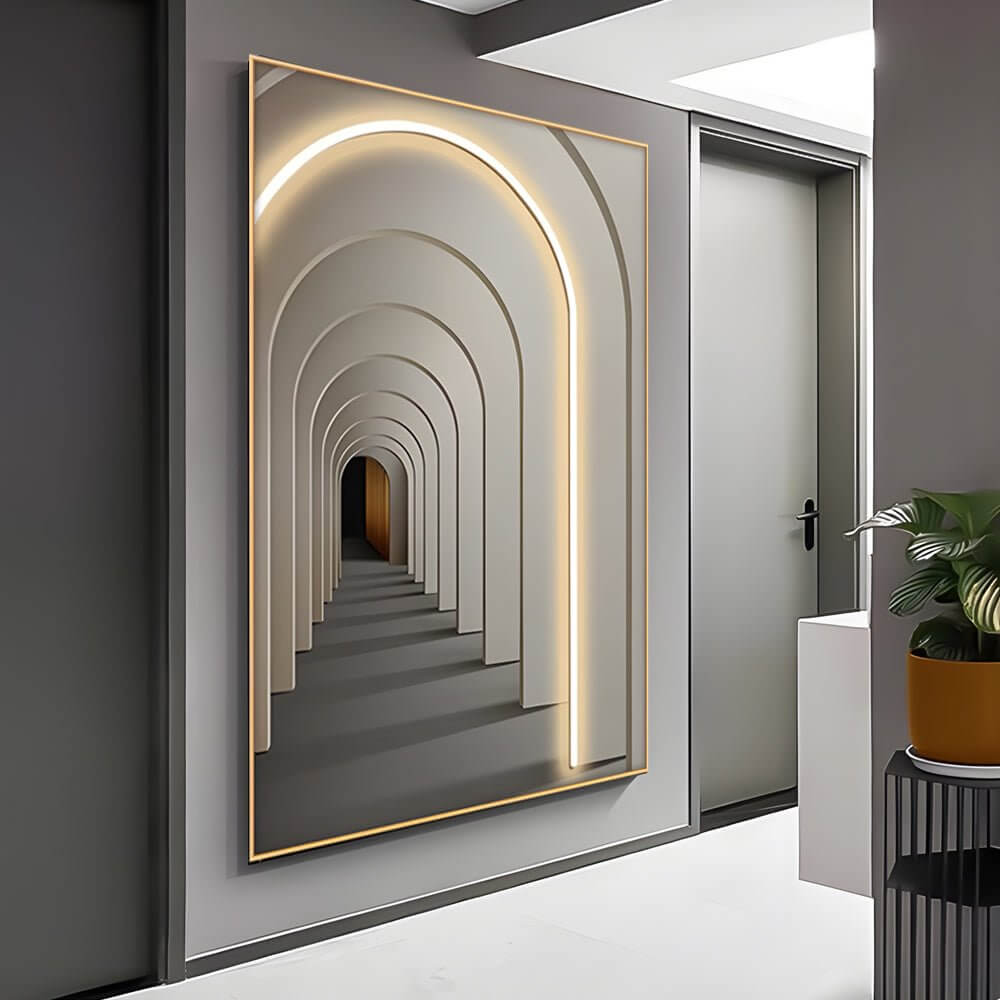 Wall Painting Light Modern Decorative LED Canvas Art Light