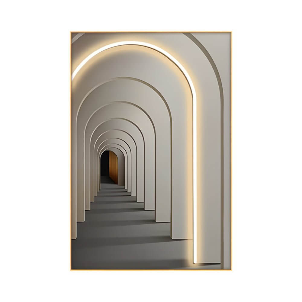 Wall Painting Light Modern Decorative LED Canvas Art Light
