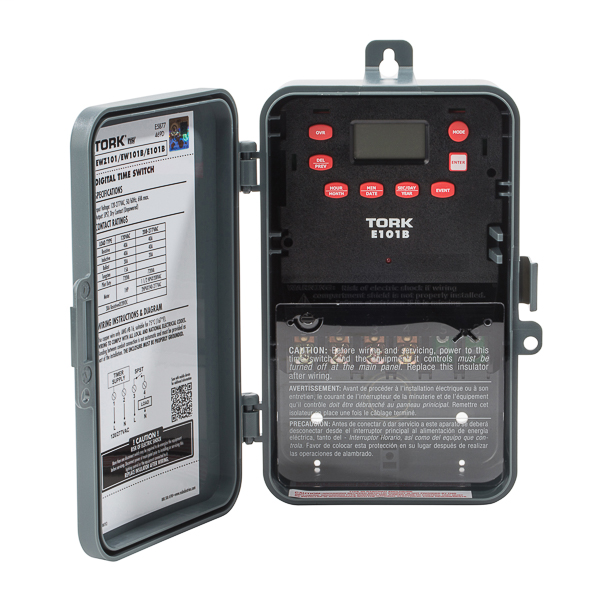 24 Hour Digital 1CH 40A 120-277V SPST