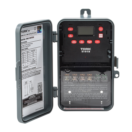24 Hour Digital 1CH 40A 120-277V SPST