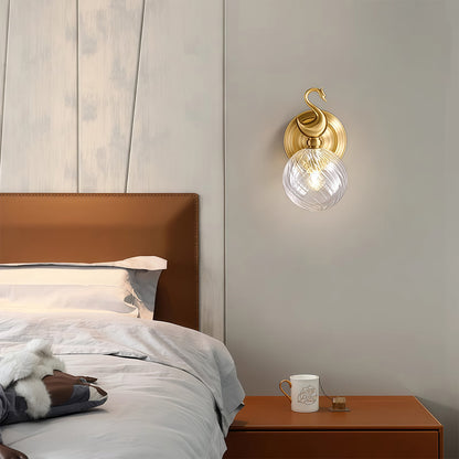 Wall Mounted LED Light Modern Brass Light Luxury Lamp