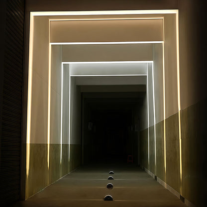 White Outdoor Wall Lights Waterproof LED Sill Light