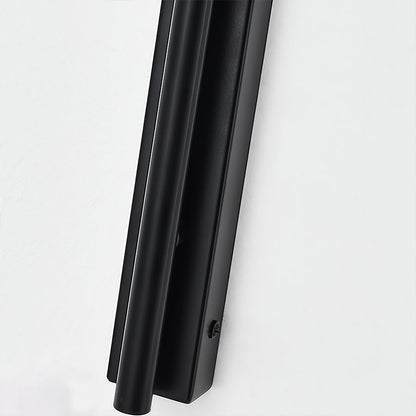Wall Arm Light Creative Black Long Rod Decorative Iron Art Lamp