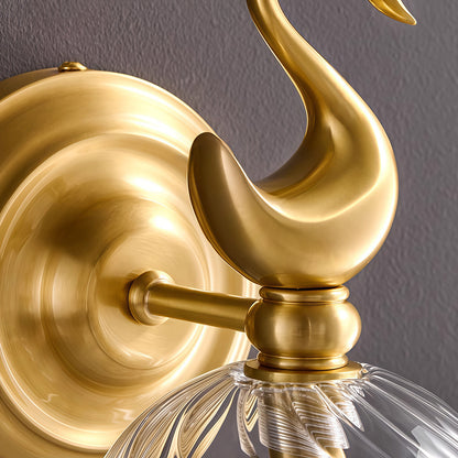 Wall Mounted LED Light Modern Brass Light Luxury Lamp