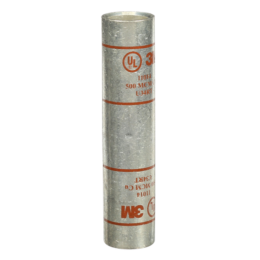 3M Scotchlok Copper Long-Barrel Connector 11014, up to 35 kV, 500 kcmil, Brown, 3/Case