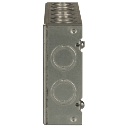 4Gg Bx Welded 1-5/8" Deep, (16) 1/2 & 3/4" Concentric KO's, (6) 1/2" KO's, & (4) 3/4" KO's