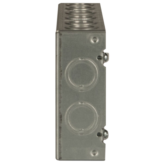4Gg Bx Welded 1-5/8" Deep, (16) 1/2 & 3/4" Concentric KO's, (6) 1/2" KO's, & (4) 3/4" KO's