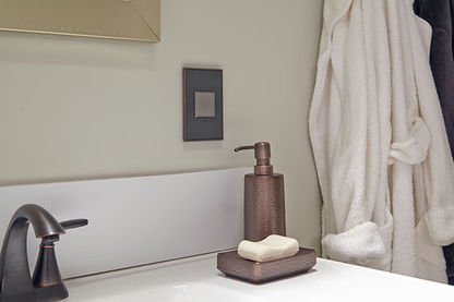 adorne® 20A 1-Gang Pop-Out Outlet, Magnesium