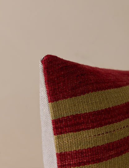 Vintage Lumbar Pillow No. 334, 12" x 20"