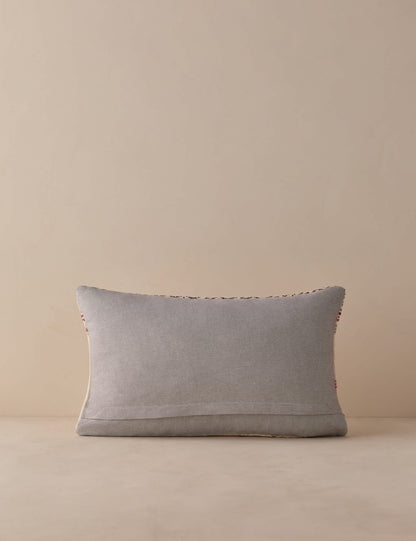 Vintage Lumbar Pillow No. 324, 12" x 20"