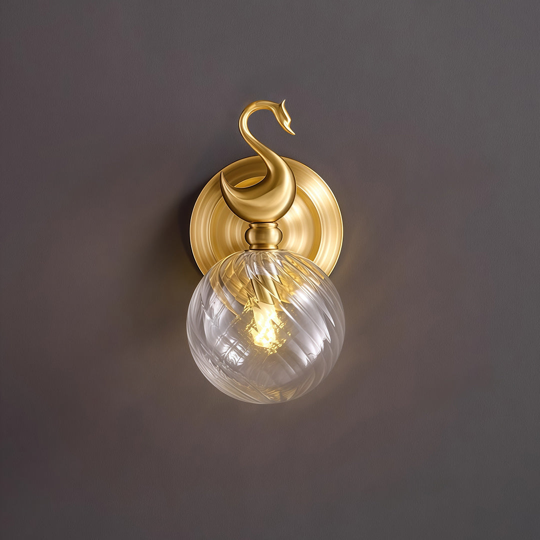 Wall Mounted LED Light Modern Brass Light Luxury Lamp