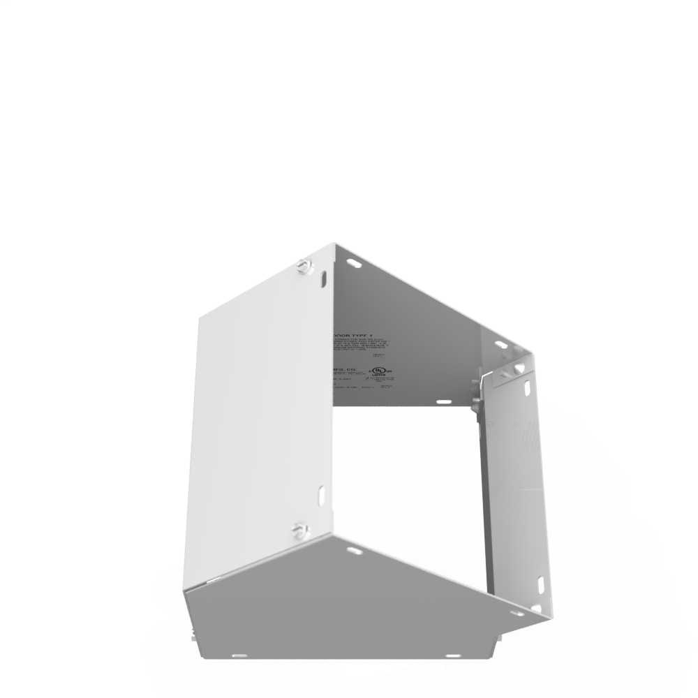 8x8 Wireway Elbow 45 Corner No Paint Steel