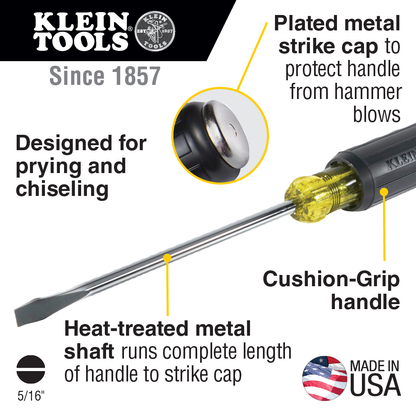5/16-Inch Keystone Demolition Driver, 7-Inch Shank