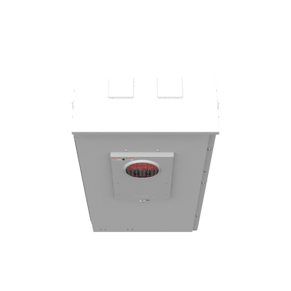 13 Terminal Ringless 2 Large Closing Plates Test Switch Prewired 400-800 Ampere Painted Steel Single Front Piano Hinge Cover Hasp Current Transformer Mounting Included 120-208 Volt