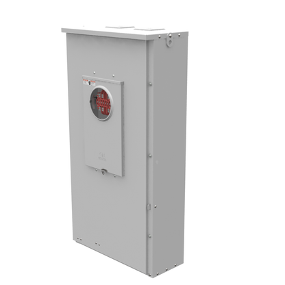 13 Terminal Ringless 2 Large Closing Plates Test Switch Prewired 26in-51in-10in Painted Steel Single Front Lift Off Screw Cover Long Island Lighting Company