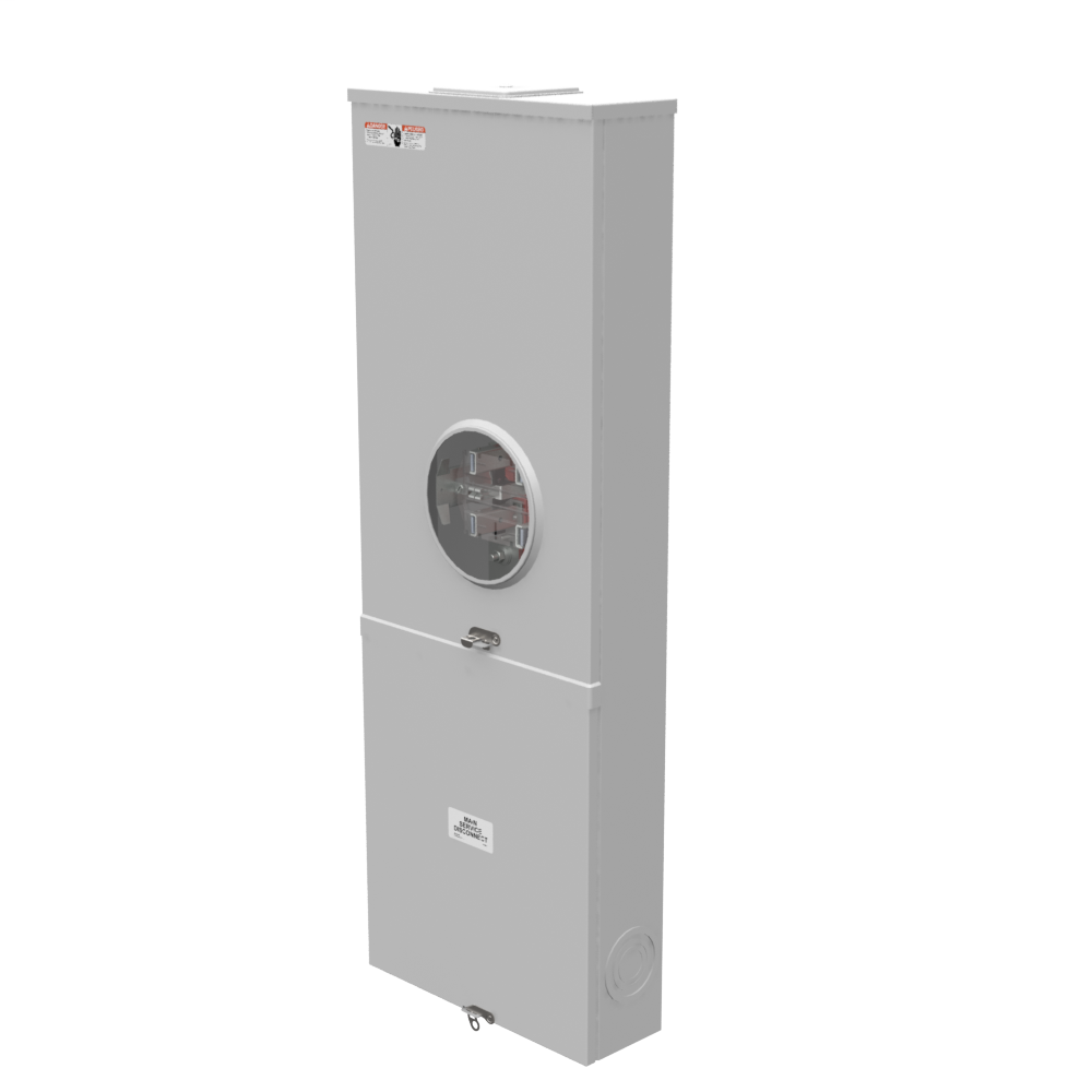 4 Terminal Ringless Large Closing Plate 2-150 Ampere Main Breaker Single Connector Locking 4-600kcmil Long Island Lighting Company