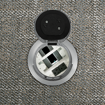 6IN PREWIRED AV PT SURF ASSEM AA BRUSHED ALUMINUM