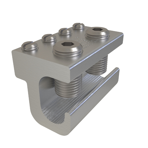 Aluminum Intersystem Ground Tap, Dual Rated, Main Conductor Range 250-8, Tap Range 2-14, UL, CSA