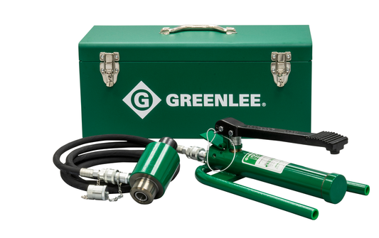 11-Ton Hydraulic Knockout Driver with Foot Pump