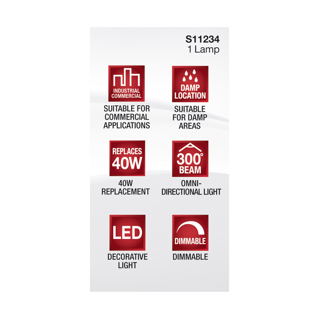 5 Watt; JCD LED; Clear; 3000K; G9 Base; 120 Volt