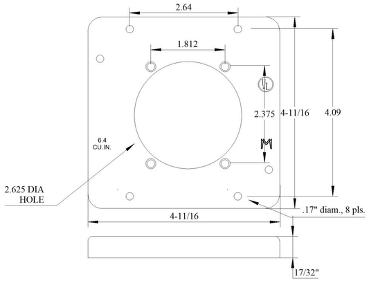 11526, Electrical Square Box Cover