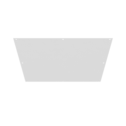 Back Panel Non UL Listed 36x36 Hinge Cover White Steel
