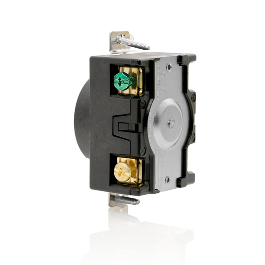 30 Amp, 600 Volt, Single Flush Receptacle