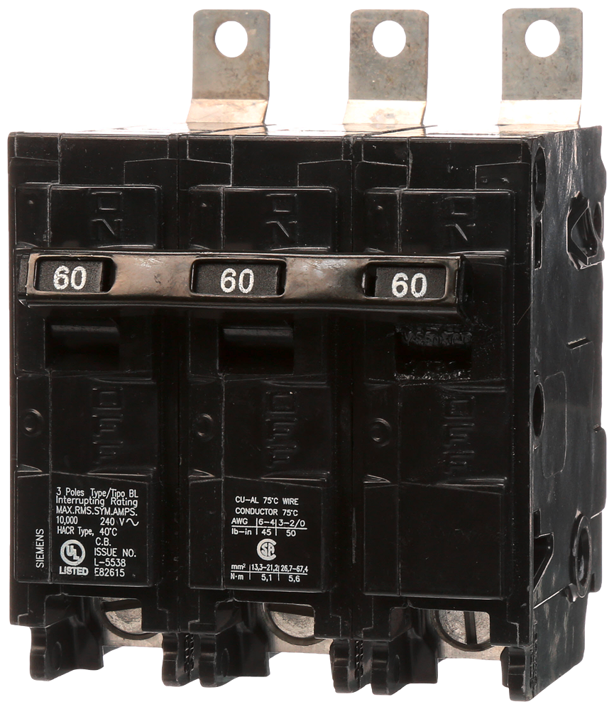 BREAKER 60A 3P 240V 10K BL