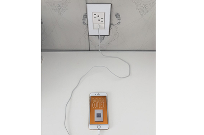 adorne® 15A Dual Tamper-Resistant Outlet, White