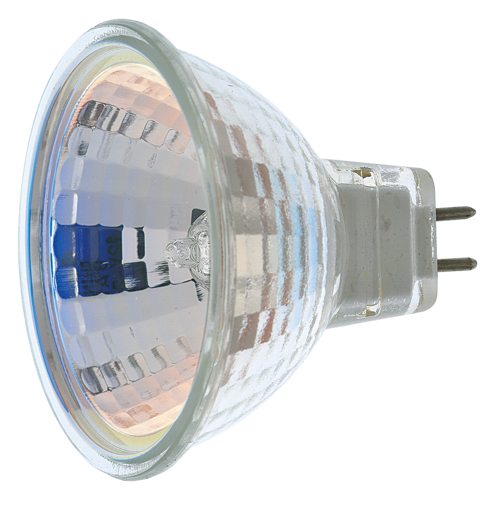 50 Watt; Halogen; MR16; FNV; 2000 Average rated hours; Miniature 2 Pin Round base; 12 Volt