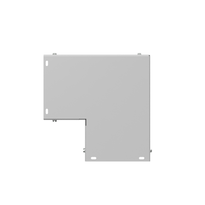 10x6x10 Wireway Elbow 90 Corner ANSI 61 Gray Steel