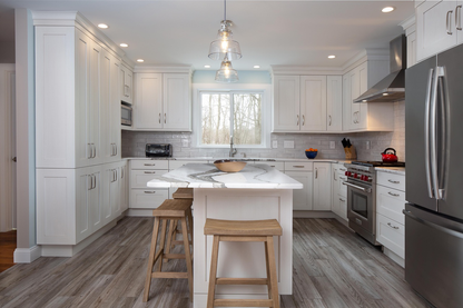 adorne® Gloss White 1-Gang Screwless Wall Plate with Microban®