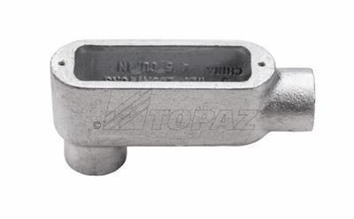 1-1/2" Malleable Iron Rigid Threaded Type LB Conduit Bodies