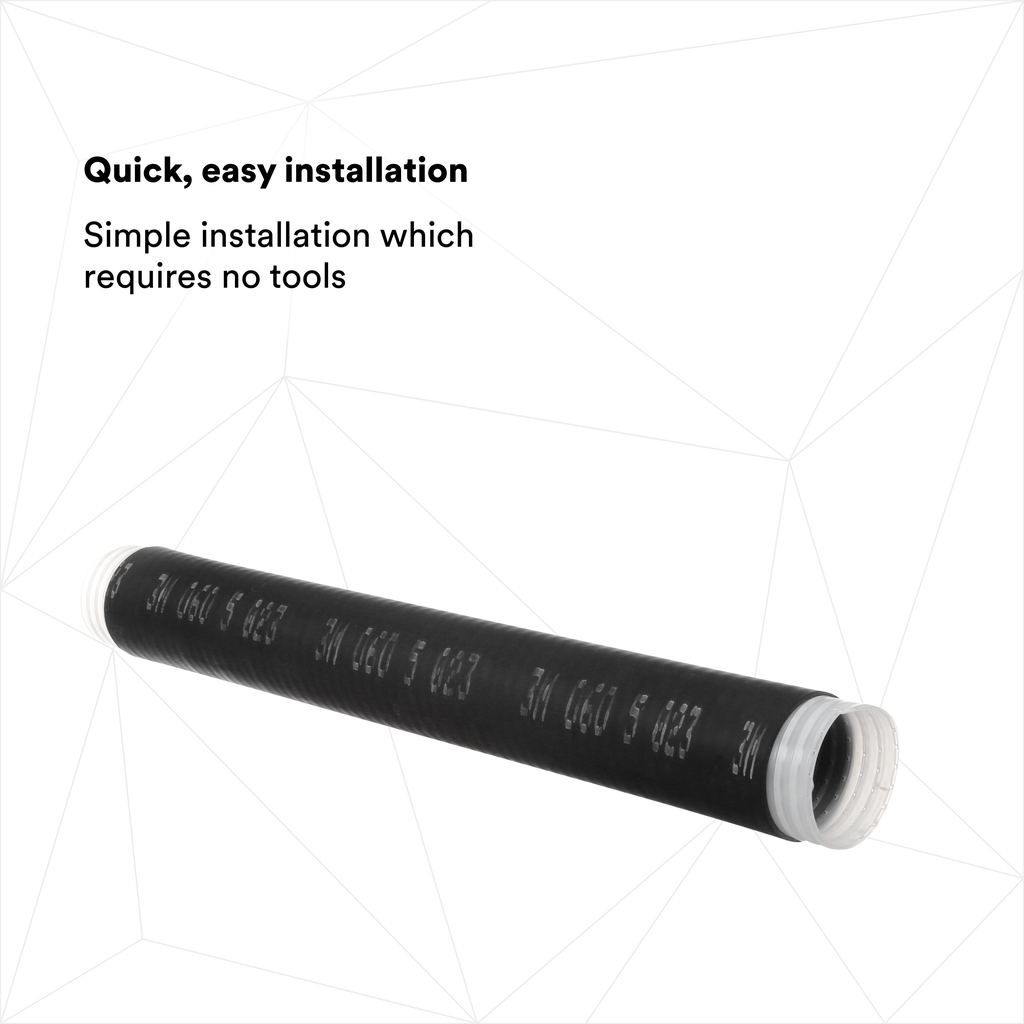 3M Cold Shrink Insulator 8428-18, Tape/Wire/UniShield Shielding, 1 kV, Standard, 10/Case