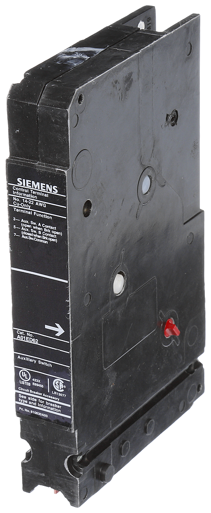 BREAKER ED 240VAC AUX SWITCH ACC
