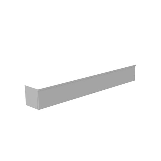 12x120x12 Screw Cover Wireway Type 1 UL Listed Steel Knockouts ANSI 61 Gray Quad D Knockout For Lock