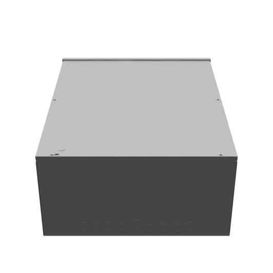30x12x24 Screw Cover Type 3R UL Listed Steel Knockouts ANSI 61 Gray Quad D Knockout For Lock Emboss Mounting Holes In Back