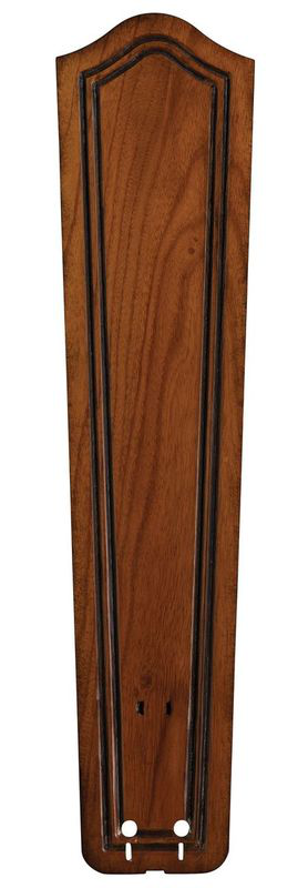 26" CARVED BULGE FRAME WOOD BLADE SET , RICH COGNAC -
